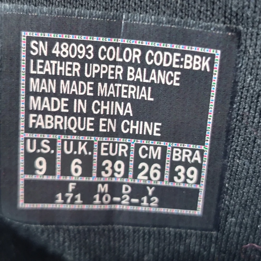 SKCH+3 BY SKECHERS, BLACK, Sz 9 Like NEW! - Picture 7 of 8